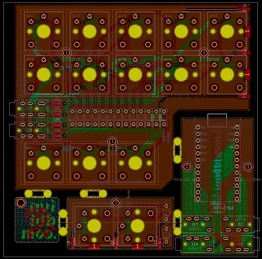 PCB panelize in KiCad